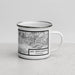 Right View Custom San Bernardino California Map Enamel Mug in Classic