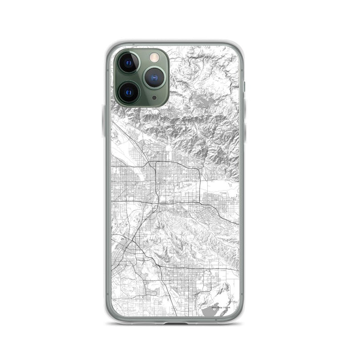 Custom San Bernardino California Map Phone Case in Classic