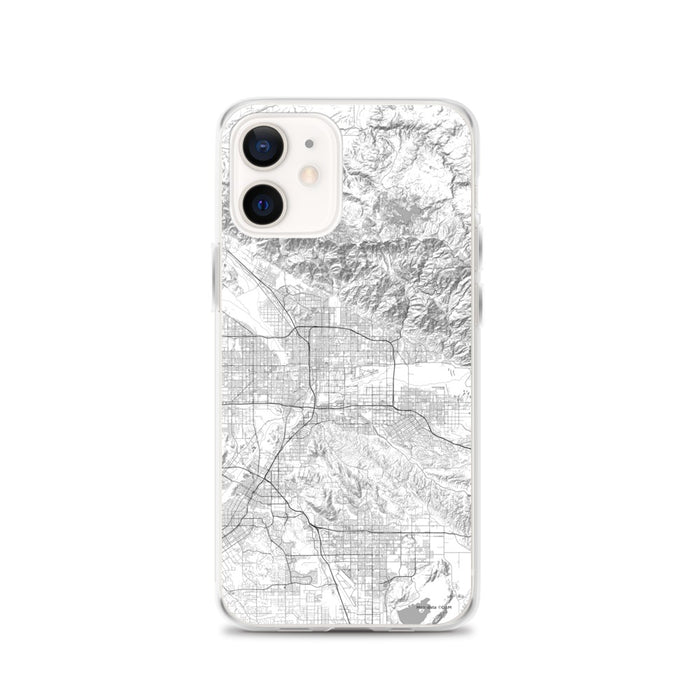 Custom San Bernardino California Map iPhone 12 Phone Case in Classic