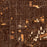 San Bernardino California Map Print in Ember Style Zoomed In Close Up Showing Details