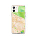 Custom San Bernardino California Map iPhone 12 Phone Case in Watercolor