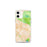 Custom San Bernardino California Map iPhone 12 mini Phone Case in Watercolor
