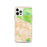 Custom San Bernardino California Map iPhone 12 Pro Phone Case in Watercolor