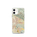 Custom San Bernardino California Map iPhone 12 mini Phone Case in Woodblock
