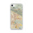 Custom San Bernardino California Map iPhone SE Phone Case in Woodblock