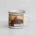 Right View Custom San Clemente California Map Enamel Mug in Ember