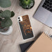 Custom San Diego California Map Phone Case in Ember