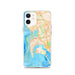 Custom San Diego California Map iPhone 12 Phone Case in Watercolor