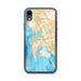 Custom San Diego California Map Phone Case in Watercolor