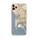 Custom San Diego California Map Phone Case in Woodblock