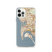 Custom San Diego California Map iPhone 12 Pro Phone Case in Woodblock