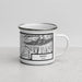 Right View Custom Sandy Utah Map Enamel Mug in Classic