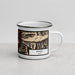 Right View Custom Sandy Utah Map Enamel Mug in Ember