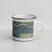 Right View Custom San Felipe Texas Map Enamel Mug in Afternoon