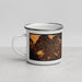 Left View Custom Sanford Florida Map Enamel Mug in Ember