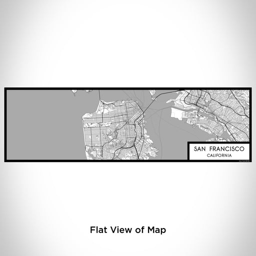 Flat View of Map Custom San Francisco California Map Enamel Mug in Classic