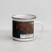 Right View Custom San Francisco California Map Enamel Mug in Ember