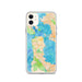 Custom San Francisco California Map Phone Case in Watercolor