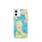 Custom San Francisco California Map iPhone 12 mini Phone Case in Watercolor