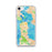 Custom San Francisco California Map iPhone SE Phone Case in Watercolor