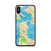 Custom San Francisco California Map Phone Case in Watercolor