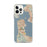 Custom San Francisco California Map iPhone 12 Pro Max Phone Case in Woodblock