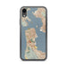 Custom San Francisco California Map Phone Case in Woodblock