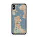 Custom San Francisco California Map Phone Case in Woodblock