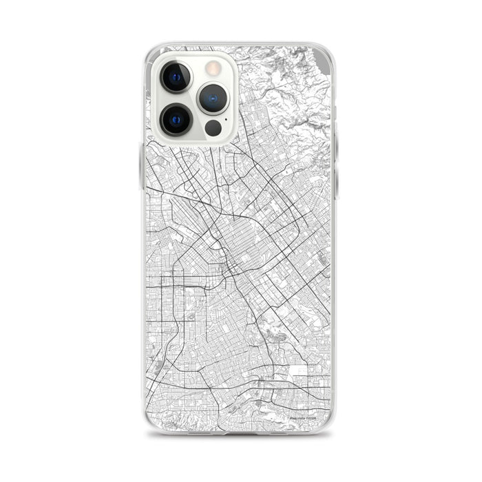 Custom San Jose California Map iPhone 12 Pro Max Phone Case in Classic