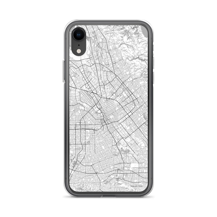 Custom San Jose California Map Phone Case in Classic