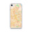 Custom San Jose California Map iPhone SE Phone Case in Watercolor