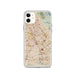 Custom San Jose California Map Phone Case in Woodblock