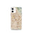 Custom San Jose California Map iPhone 12 mini Phone Case in Woodblock
