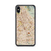 Custom San Jose California Map Phone Case in Woodblock