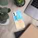 Custom San Juan Puerto Rico Map Phone Case in Watercolor