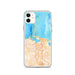 Custom San Juan Puerto Rico Map Phone Case in Watercolor