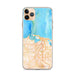 Custom San Juan Puerto Rico Map Phone Case in Watercolor
