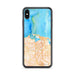Custom San Juan Puerto Rico Map Phone Case in Watercolor