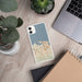 Custom San Juan Puerto Rico Map Phone Case in Woodblock