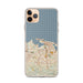 Custom San Juan Puerto Rico Map Phone Case in Woodblock