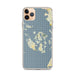 Custom San Juan Islands Washington Map Phone Case in Woodblock