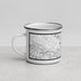 Left View Custom San Luis Obispo California Map Enamel Mug in Classic