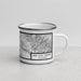 Right View Custom San Luis Obispo California Map Enamel Mug in Classic