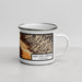 Right View Custom San Luis Obispo California Map Enamel Mug in Ember