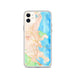 Custom iPhone 11 San Rafael California Map Phone Case in Watercolor