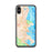 Custom iPhone X/XS San Rafael California Map Phone Case in Watercolor