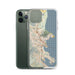 Custom San Rafael California Map Phone Case in Woodblock