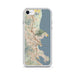 Custom iPhone SE San Rafael California Map Phone Case in Woodblock
