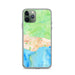 Custom Santa Barbara California Map Phone Case in Watercolor