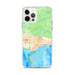 Custom Santa Barbara California Map iPhone 12 Pro Max Phone Case in Watercolor